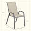 Ensemble de 4 chaises d'extérieur empilables-519561976