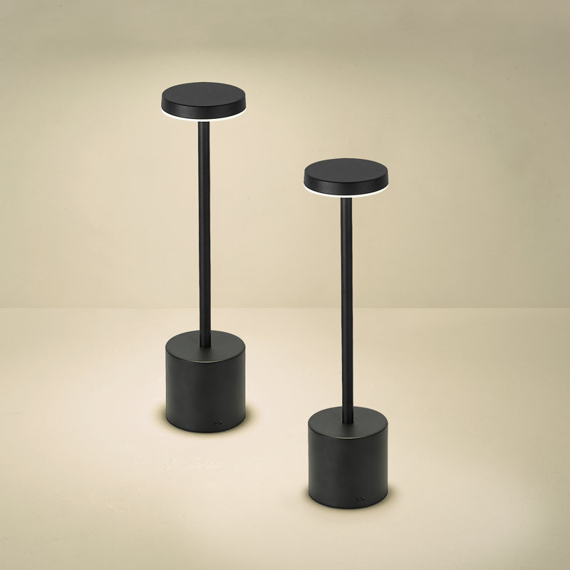Lampes de table DEL sans fil à intensité variable, à commande tactile, rechargeables de type C (ensemble de 2)
