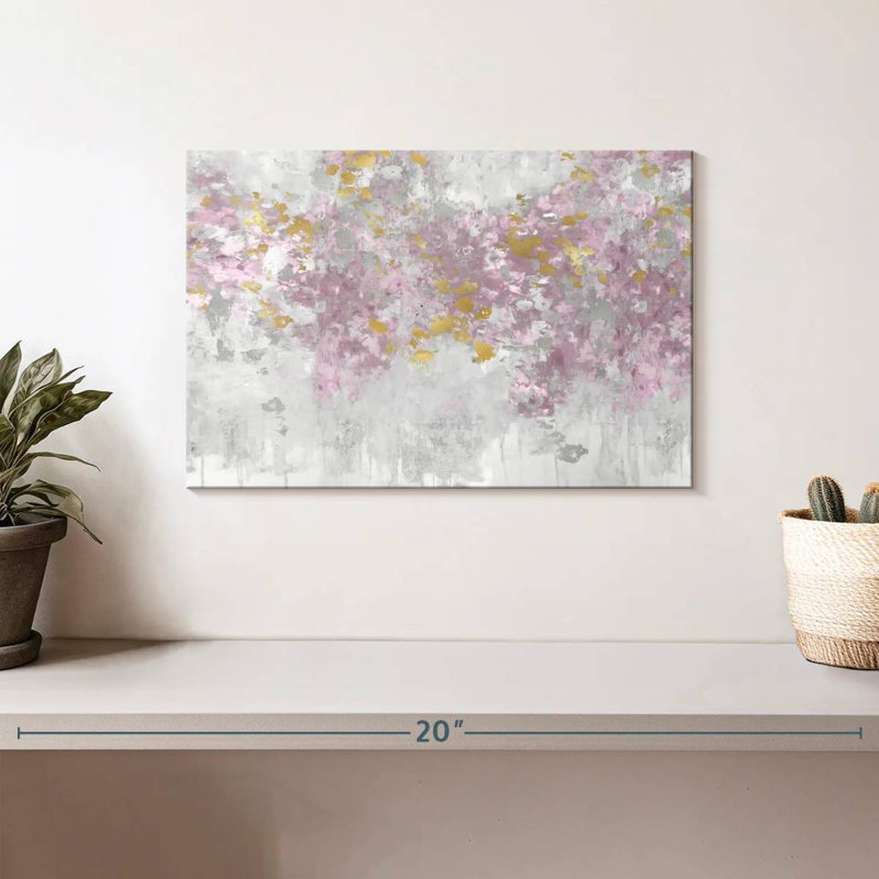 Avery Charmed Blush, 8" H x 12" W