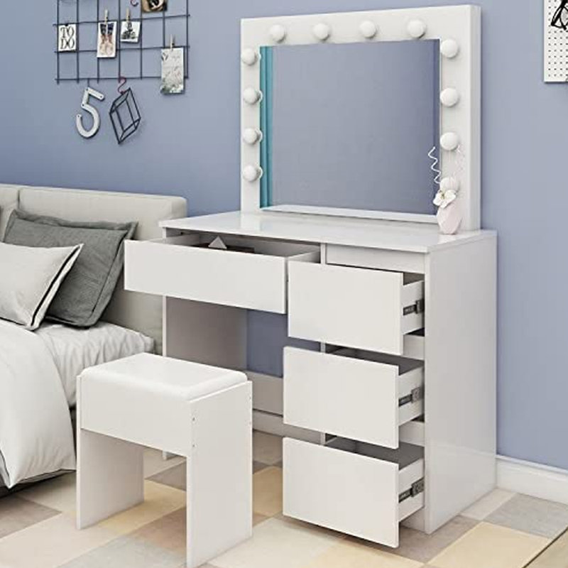 Jaunell Dressing Table with Mirror