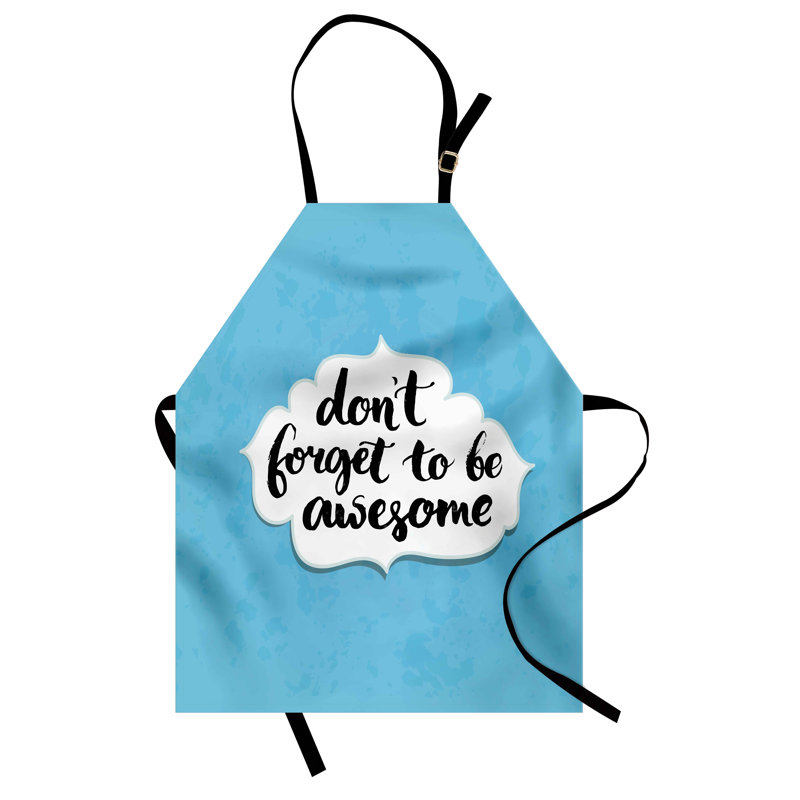 No Pattern Bib Apron