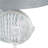 Light Blue And White Resin Fish Table Lamp With Shade