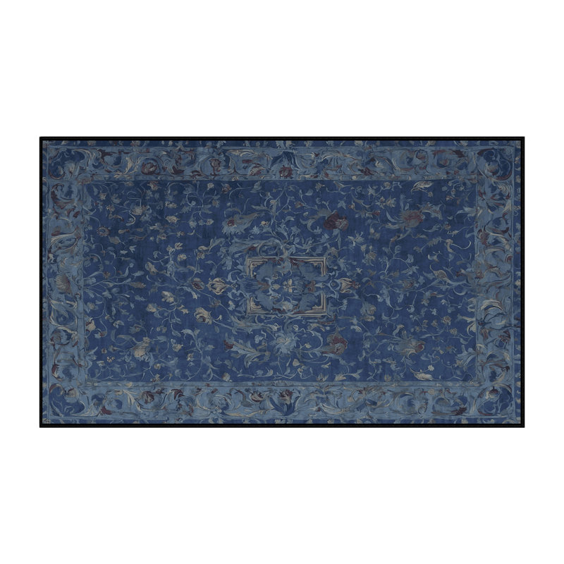 Machine Washable Gray Area Rug, Rectangle 7' x 10'