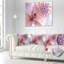 Coussin floral à fleur symétrique floral-30722456-30722460