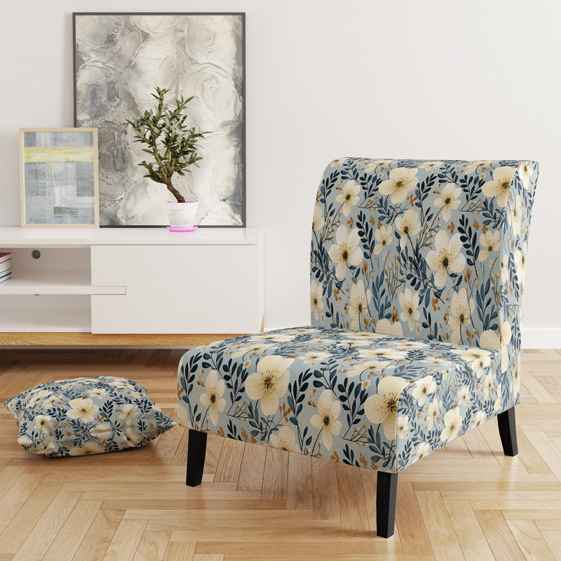Fauteuil de chambre de campagne rembourré Dreamy Garden