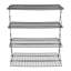 Grille de refroidissement pliable à 4 niveaux, grille de séchage pour barbecue