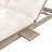5-Position Adjustable Backrest Double Chaise Lounge Outdoor, Outdoor Chaise Lounge with Cushion and Folding Side Trays for 2 People-755664532