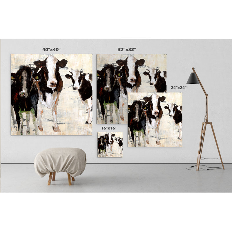 « hangin’out », reproduction de peinture à l’huile sur toile tendue, H 16 po x l 16 po x P 1,5 po