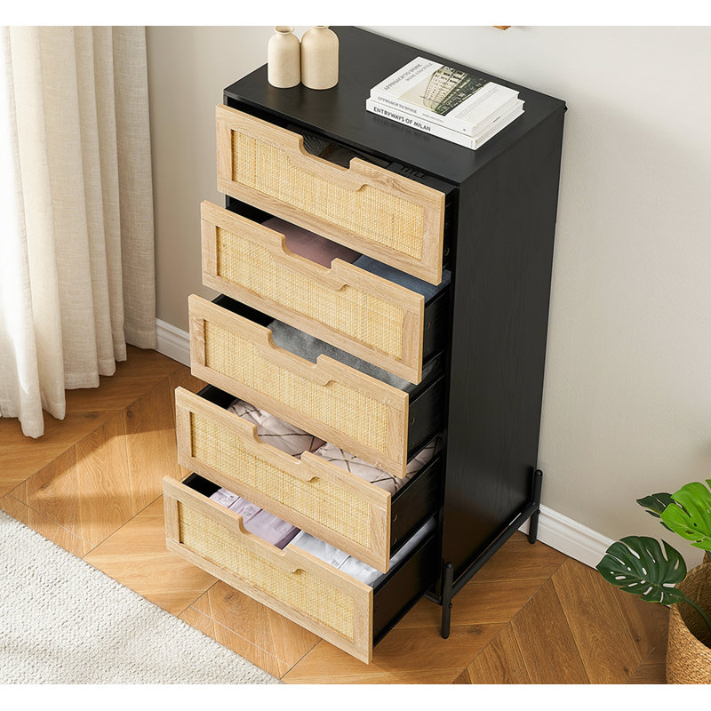 Analeah Accent Chest, Black