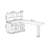 Light-walnut L-Shaped Solid Wood desks-107556331-107556328