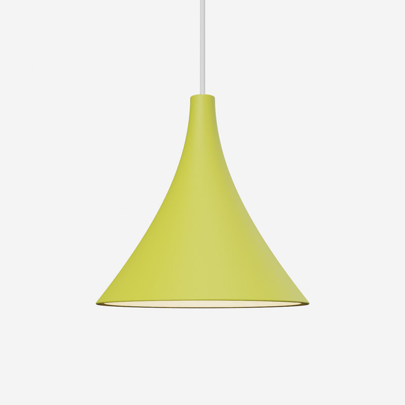 Gota Pendant Light, Snow, White, 20" H x 9.84" W x 9.84" D