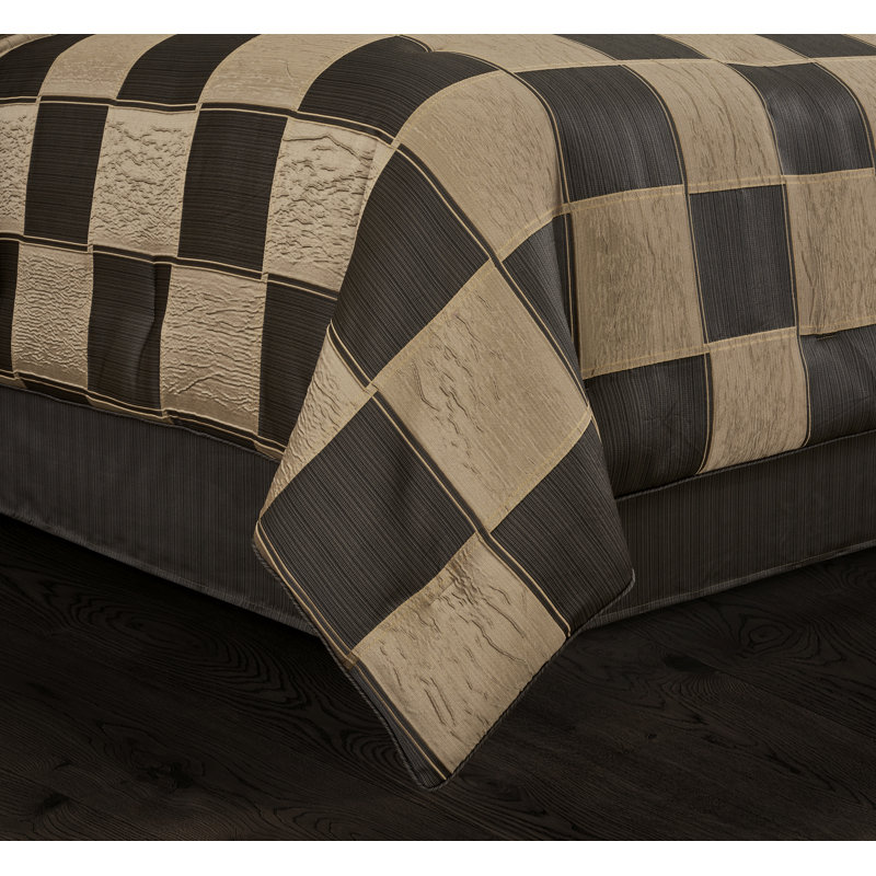 Brando Bronze 4Pc. Comforter Set Bronze, King Comforter + 3 Additional Pieces