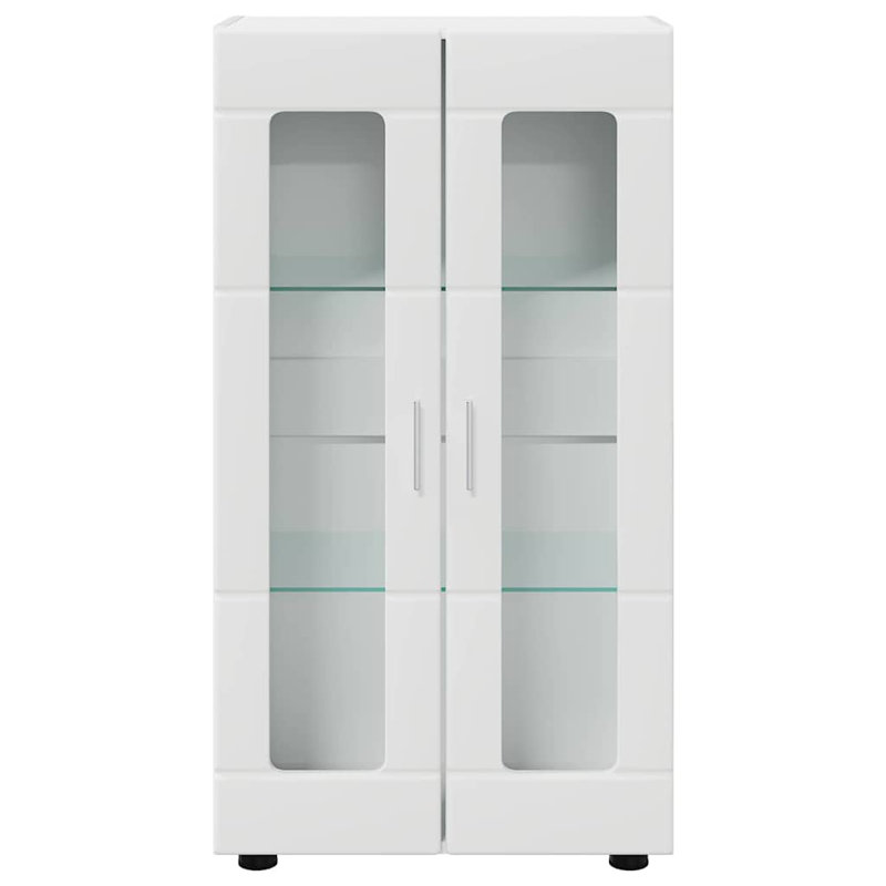 Sideboard Accent Chest, High Gloss White