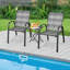 Fauteuil de patio empilable Zukowski-1424051666