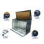 Armoire de rangement verrouillable en acier galvanisé 594 US Gal avec plateau relevable et porte avant rabattable, utilisation intérieure / extérieure
