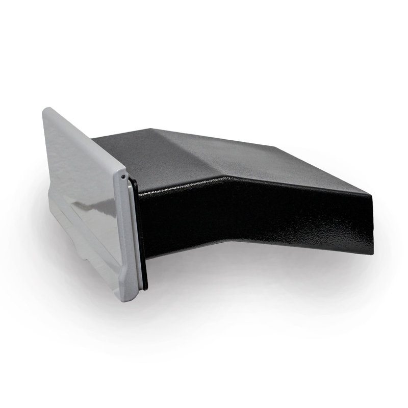 Chute de courrier en paroi murale Liberty, Argent