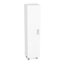Bugsy Single Storage Cabinet, Molekeede, White, Width X 15,7