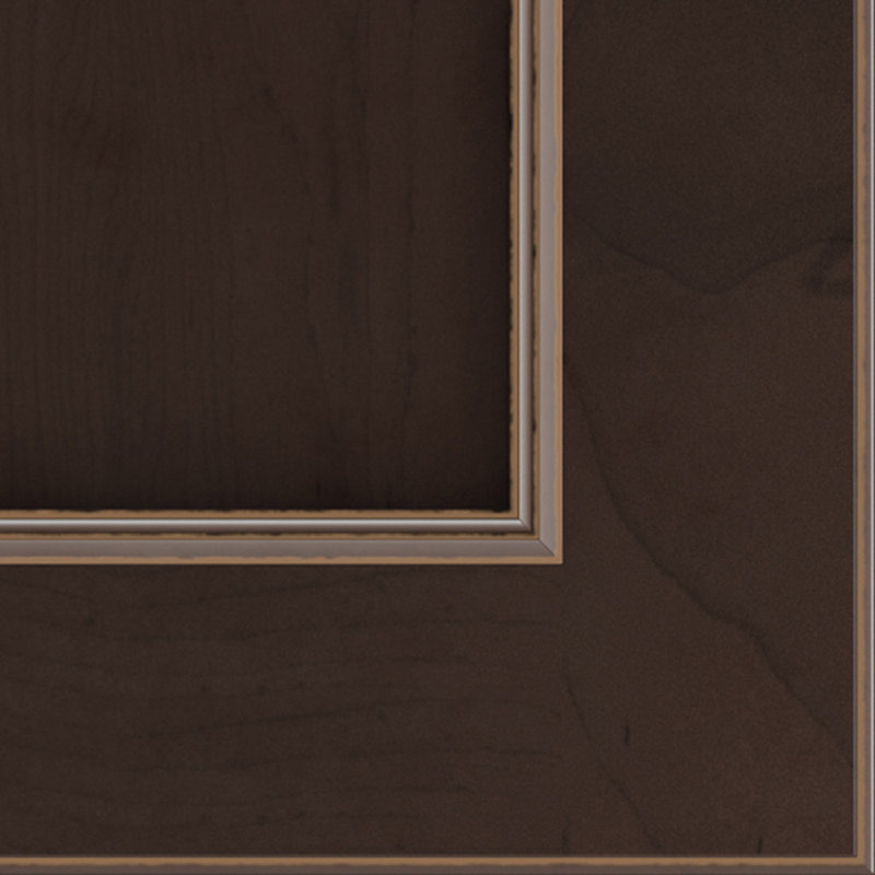 Dwelling Prestwick Door Sample, Cherry, Toasted Spice w/Caramel Glaze