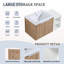 Meuble-lavabo à fermeture en douceur 36 po avec lavabo, petites tablettes de rangement, armoire combinée 24 po et 12 po (KD-Packing)