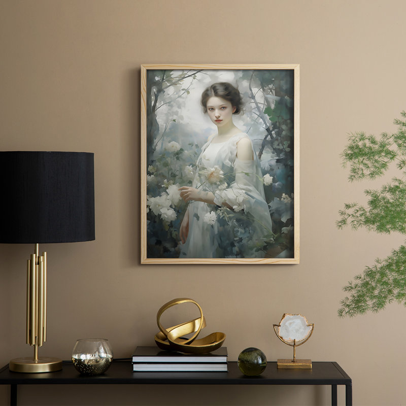 «WOMEN Series», reproduction encadrée en bois massif, H 11 po x l 9 po