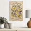 «Abstract Swirls of Black and Gold» sur toile mixte