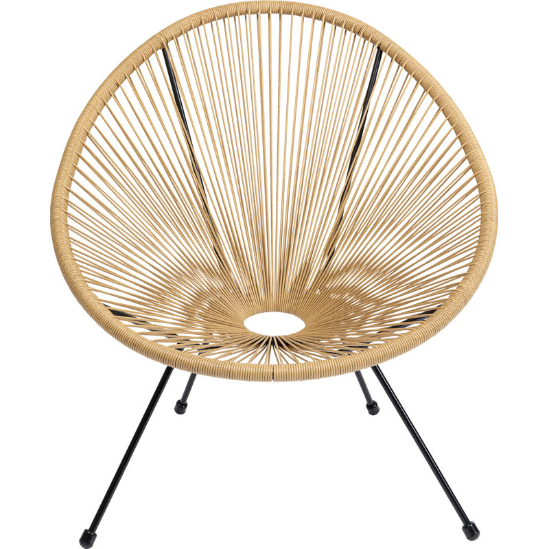 Acapulco armchair, Natural brown