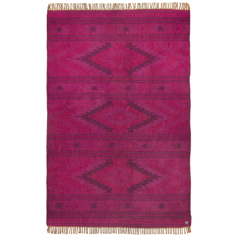 Vintage Southwestern Hand Woven Area Rug, Square 50cm x 50cm