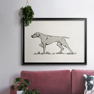 Neutre pointeur II, reproduction d'art sur toile