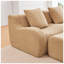 Canapé modulaire désossé en tissu 82,7 po x P 40,9 po x H 27,9 po Haven