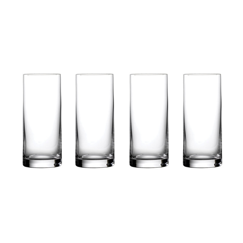 Moments Clear Crystal Highball Glass Set of 4