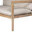 Outdoor Acacia Wood Loveseat With Coffee Table, Light Teak Frame, Beige Cushion