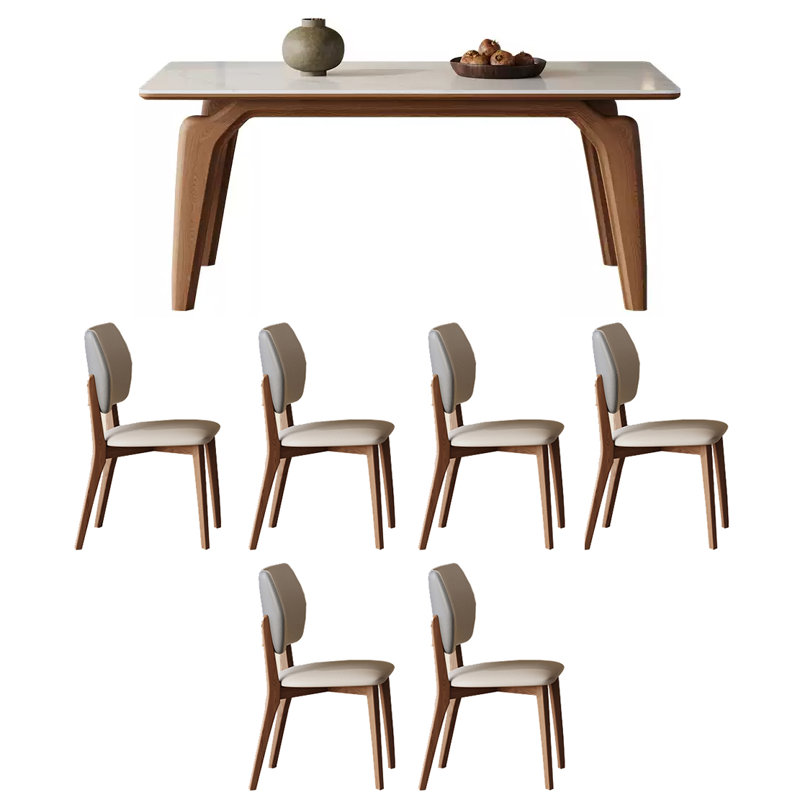 Combinaison de table et de chaise simplifiée