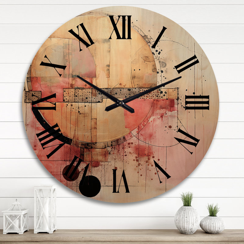 Horloge murale Escape To Serenity, Très grand