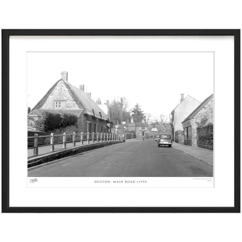 Duston, Main Road C1955 by Francis Frith - Single Picture Frame Print, 28cm H x 36cm W x 2.3cm D