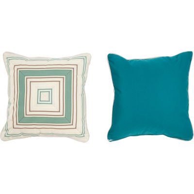 Cabana Life Luxe Outdoor Reversible Throw Pillow