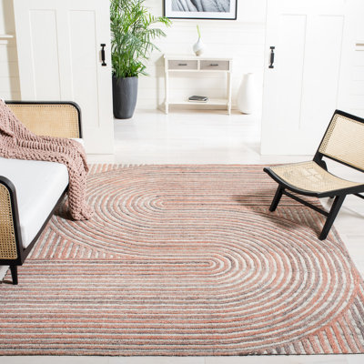 Stalnaker Hand Tufted Performance Abstract Rug
