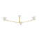Split 3-Light 63" Semi Flush Mount