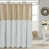Brun clair / beige / rayé brun
