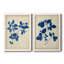 Toile encadrée Indigo Leaf Study-504889193-504889191-504656821