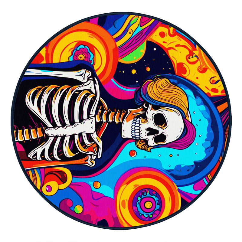Solar Trance Rug, Round 3'