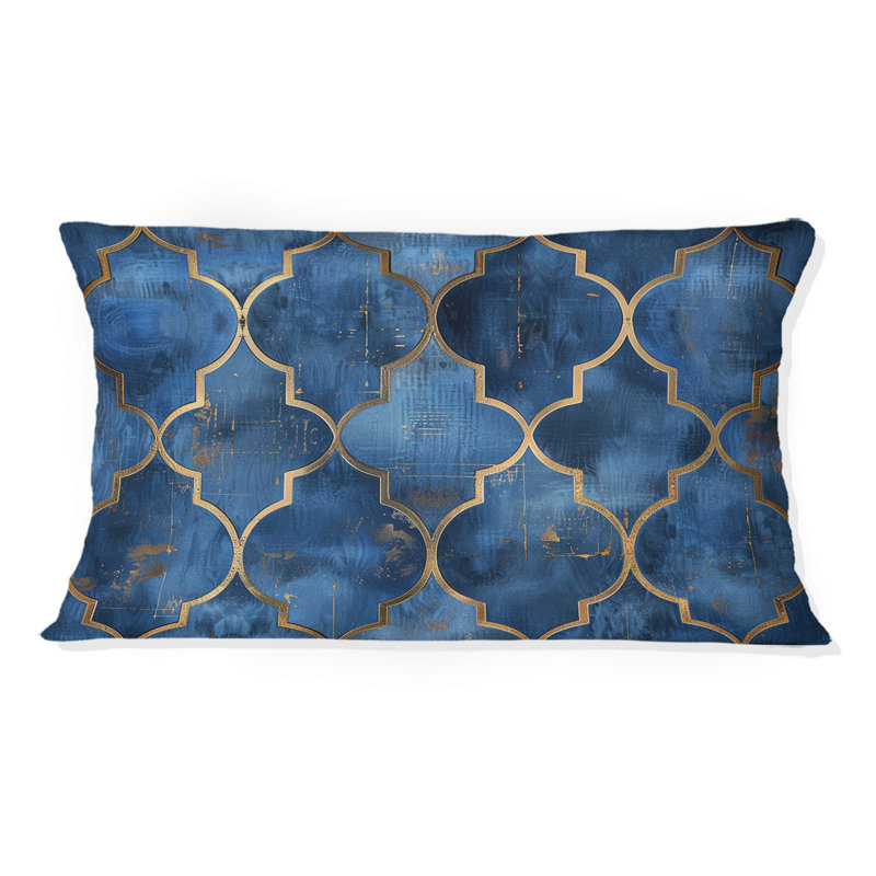 Coussin lombaire Glam Quatrefoil I - Glam