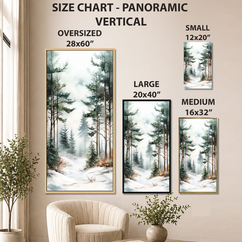 «White Green Adah III - White Landscape», reproduction d'art sur toile, H 32 po x l 24 po, Toile tendue
