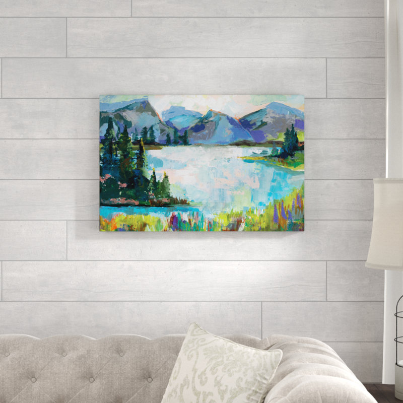 «Up North» par Jeanette Vertentes - reproduction d'art sur toile, H 20 po x l 30 po
