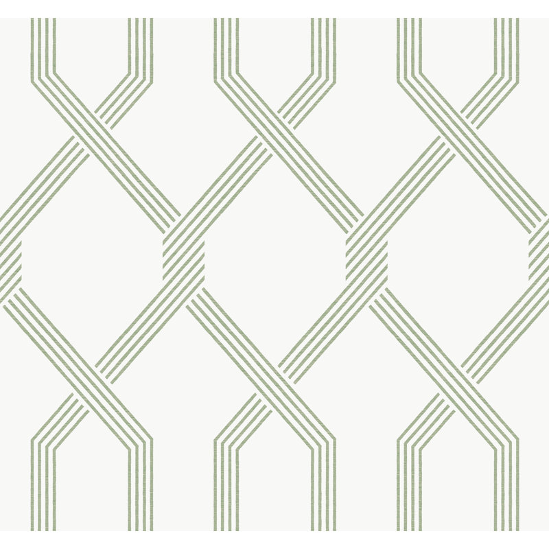 Palisade Geometric Wallpaper Double Roll, Green
