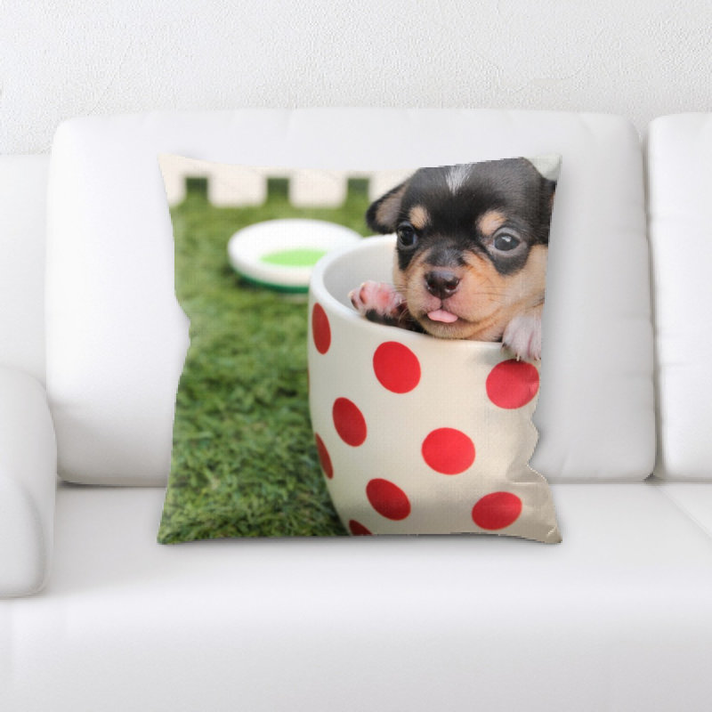 Microsuede Throw Pillow