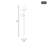 Ronsie 1-Light Dimmable Steel Armed Sconce
