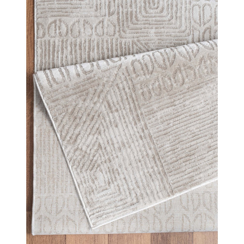 Elegance GC_CNC6008 Ivory 2 ft. 7 in. x 7 ft. 3 in. Area Rug, Runner 2'7" x 7'3"