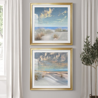 «Smooth Sands I», ensemble de 2 reproductions de photos
