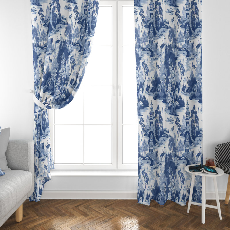 Paire de rideaux obscurcissant en polyester Gudula, L 20 po x L 61 po