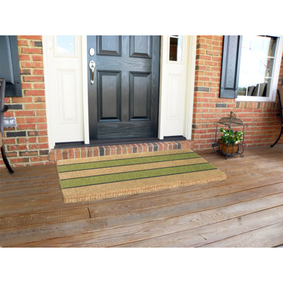 Luling Non-Slip Striped Outdoor Doormat